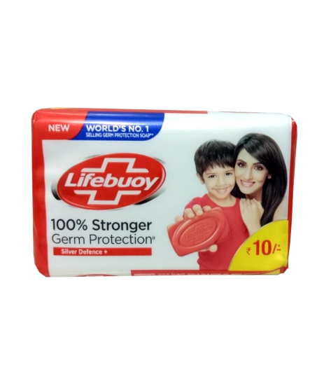 Lifebuoy Total Soap, 100% Stronger Germ Protection, New Silver Shield Formula | 46g
